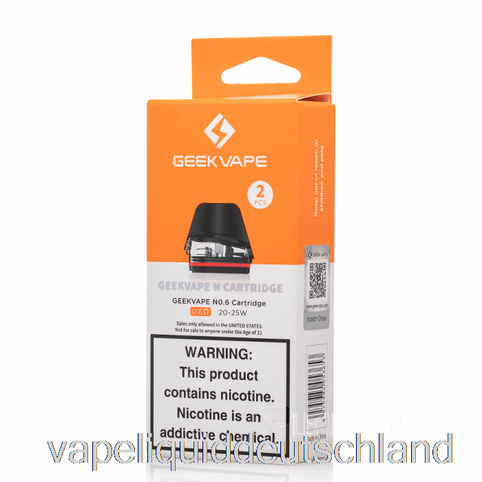 Geek Vape N Ersatzpods 0,6 Ohm Pods Vape Deutschland